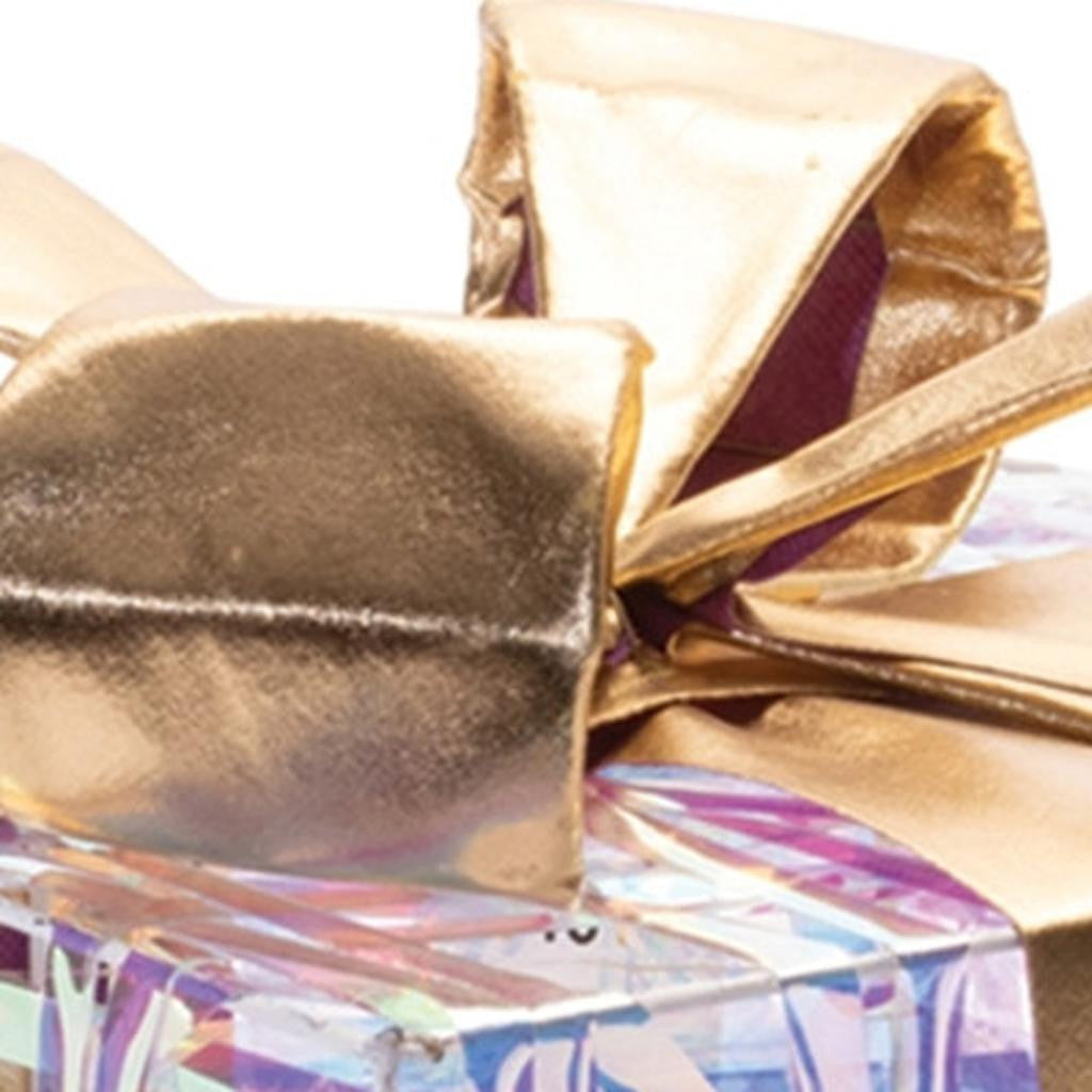 Set of Three Gold Plastic Decorative Keepsake Box with LED