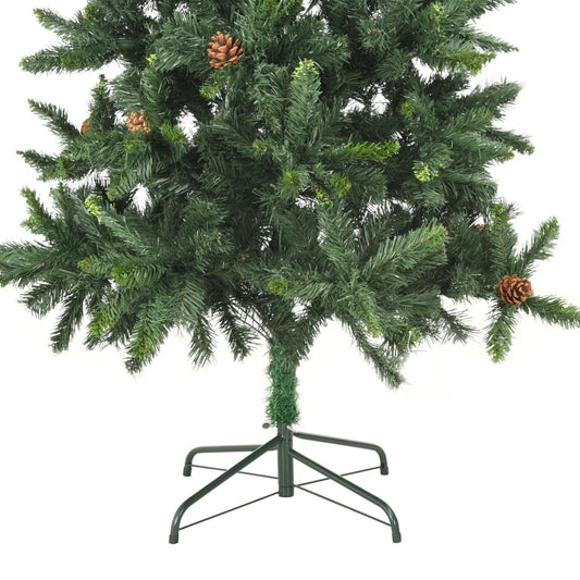 vidaXL Christmas Tree Holiday Decoration Artificial Xmas Tree with Pine Cones
