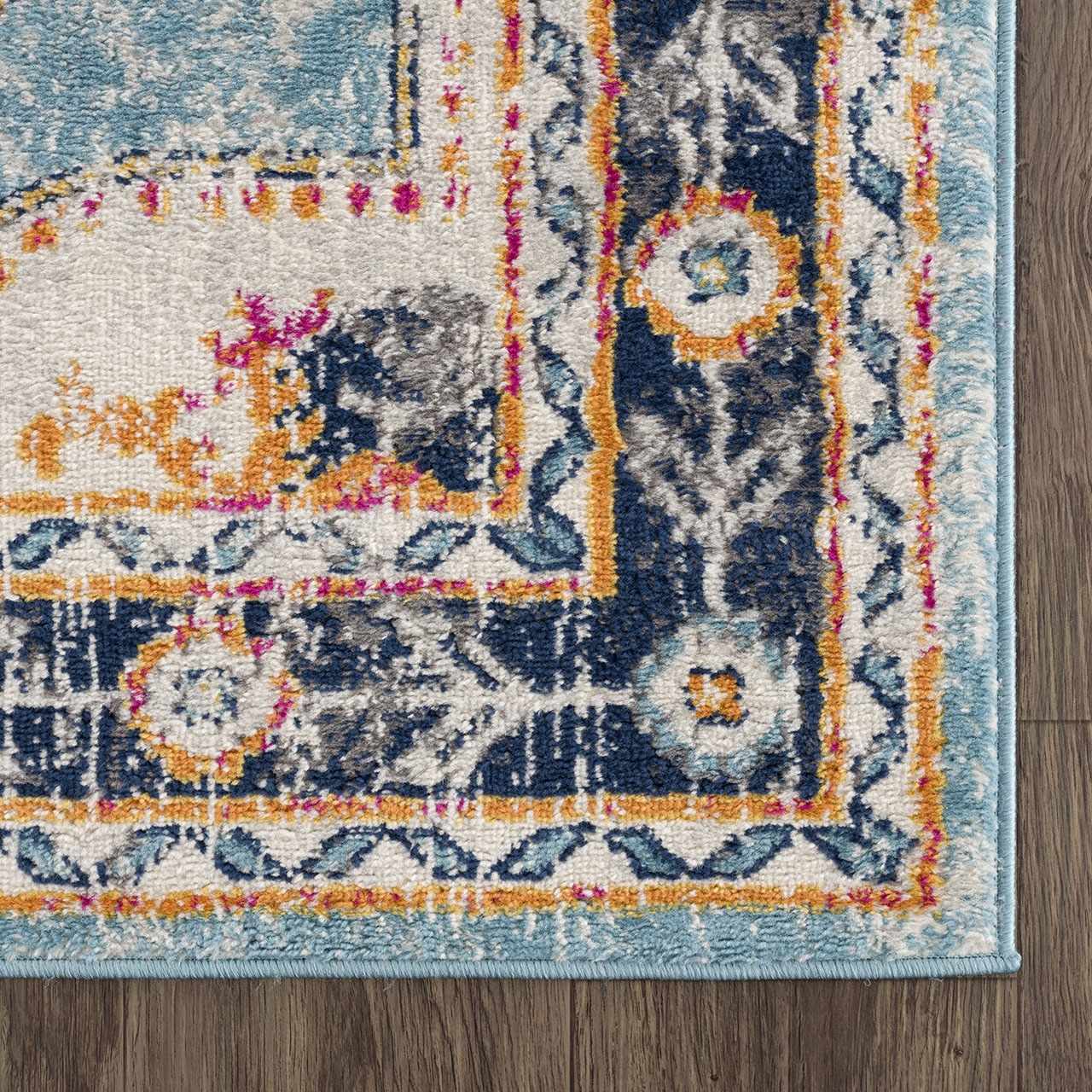 Tigried Turquoise 2308 Area Rug - Clearance
